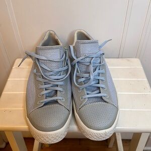 Converse Chuck Taylor All Star Low-Top Mesh Sneakers, Light Blue, Size 13